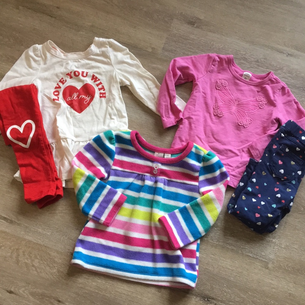 3T toddler girls clothing bundle